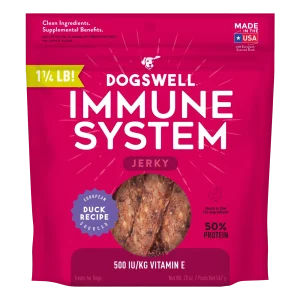 Dogswell Immunity & Defense Grain-Free Duck Jerky Dog Treats 20 oz