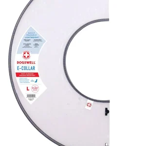 Dogswell Remedy And Recovery Rigid E-Dog Collar Large Clear