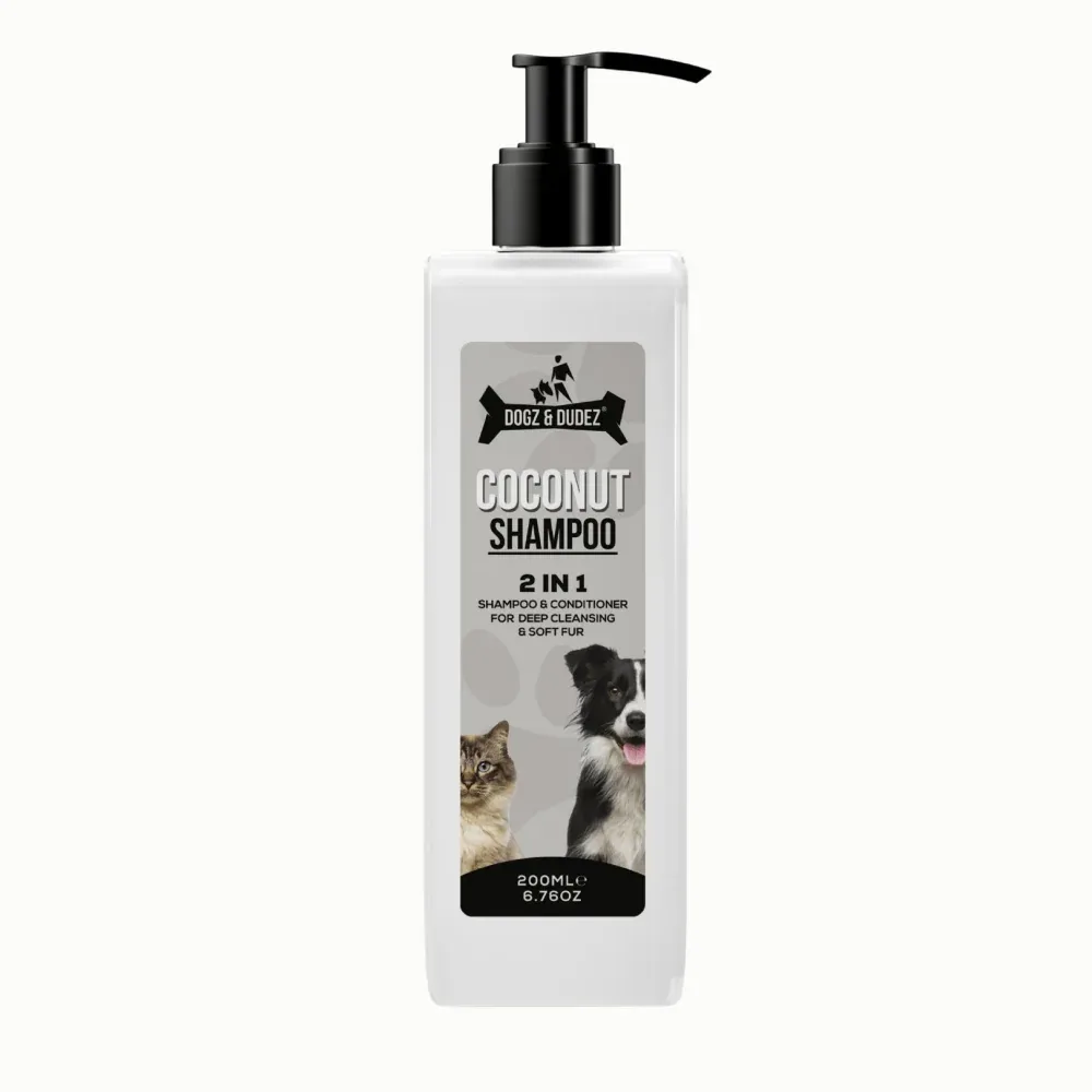 DOGZ & DUDEZ Coconut Shampoo for Dogs and Cats - Image 2