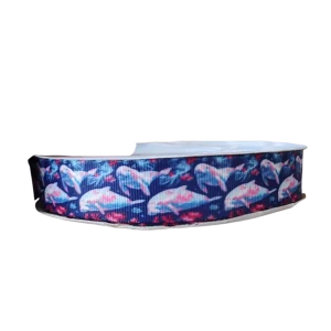 Dolphin and Manatee Nylon Dog Collar