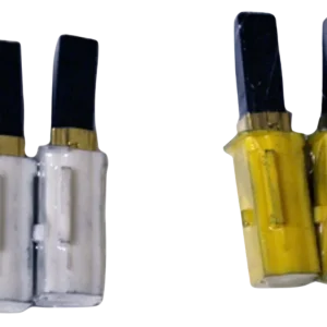 Double K Yellow or White Carbon Brush, Set of 2