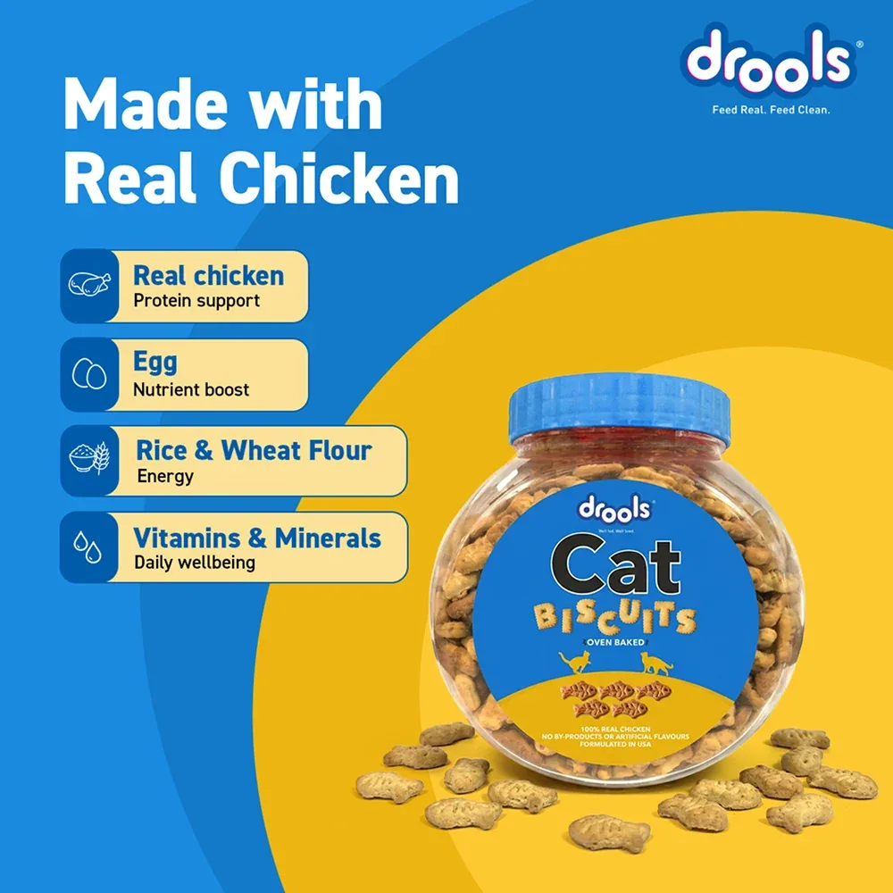 Drools Biscuit Cat Treat (110g) - Image 2