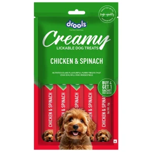 Drools Chicken & Spinach Creamy Dog Treats