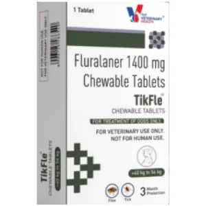 Drools TikFle Fluralaner 1400mg Tick & Flea Tablet for Dogs from 40 to 56kg
