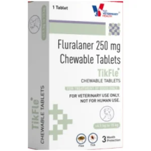 Drools TikFle Fluralaner 250 Tick & Flea Tablet for Dogs from 4.5 to 10kg