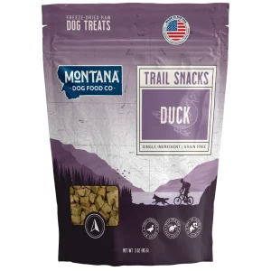 Duck Freeze-dried Raw Trail Snacks (Treats) for Dogs 3oz