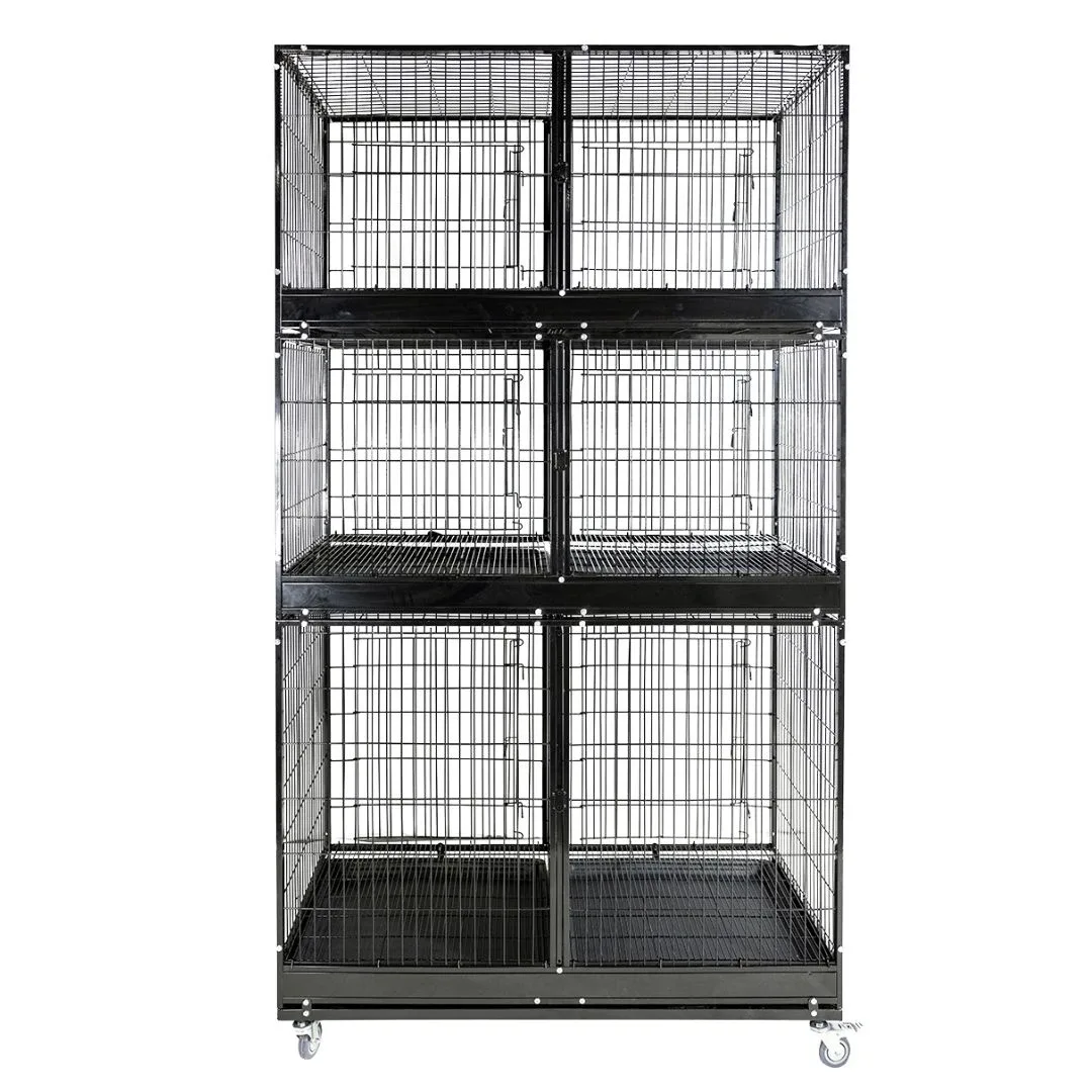 DuraDog Economy 6-Cage Bank TALL (includes Frame with wheels!)