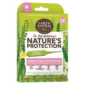Earth Animal Cat Apothecary Natural Flea & Tick Herbal Spot - On For Cats & Kittens