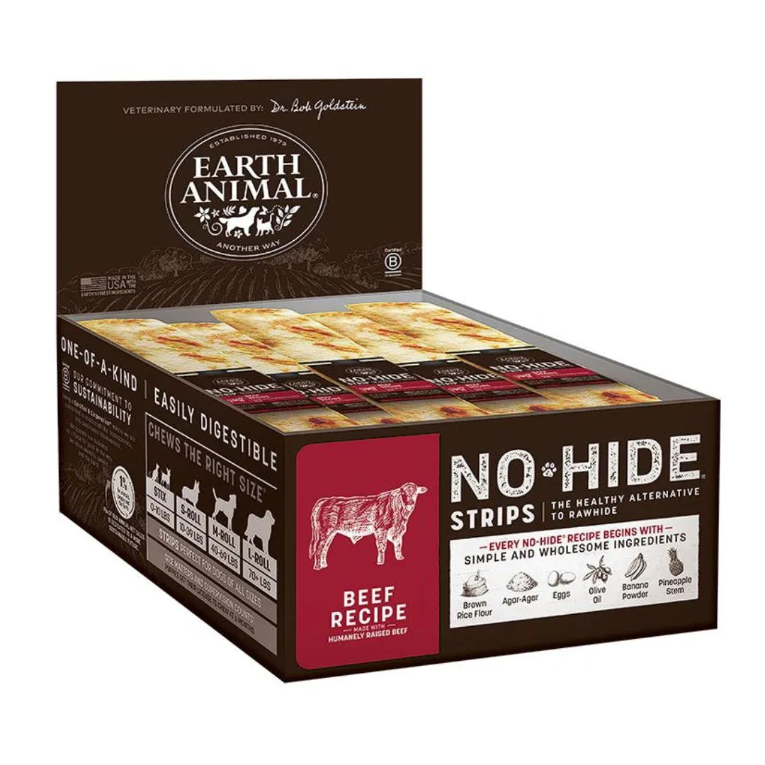 Earth Animal Dog No Hide Strips Beef 60 ct - Image 2