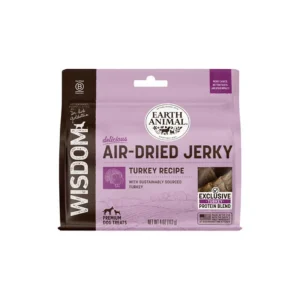 Earth Animal Dog Wisdom Air-Dried Jerky Turkey 4 oz