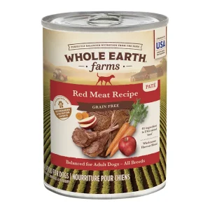 Earth Farms Dog Grain-Free Red Meat, 12.7 oz each, Case of 12