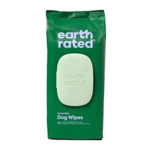 Earth Rated Dog Grooming Wipes Lavender 60 ct