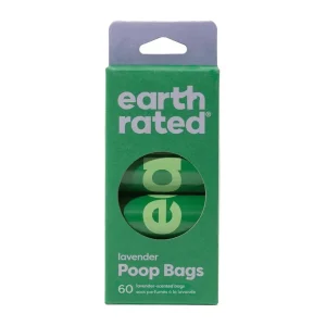 Earth Rated Dog Poop Bag Dog Lavender 4 Roll 60 ct