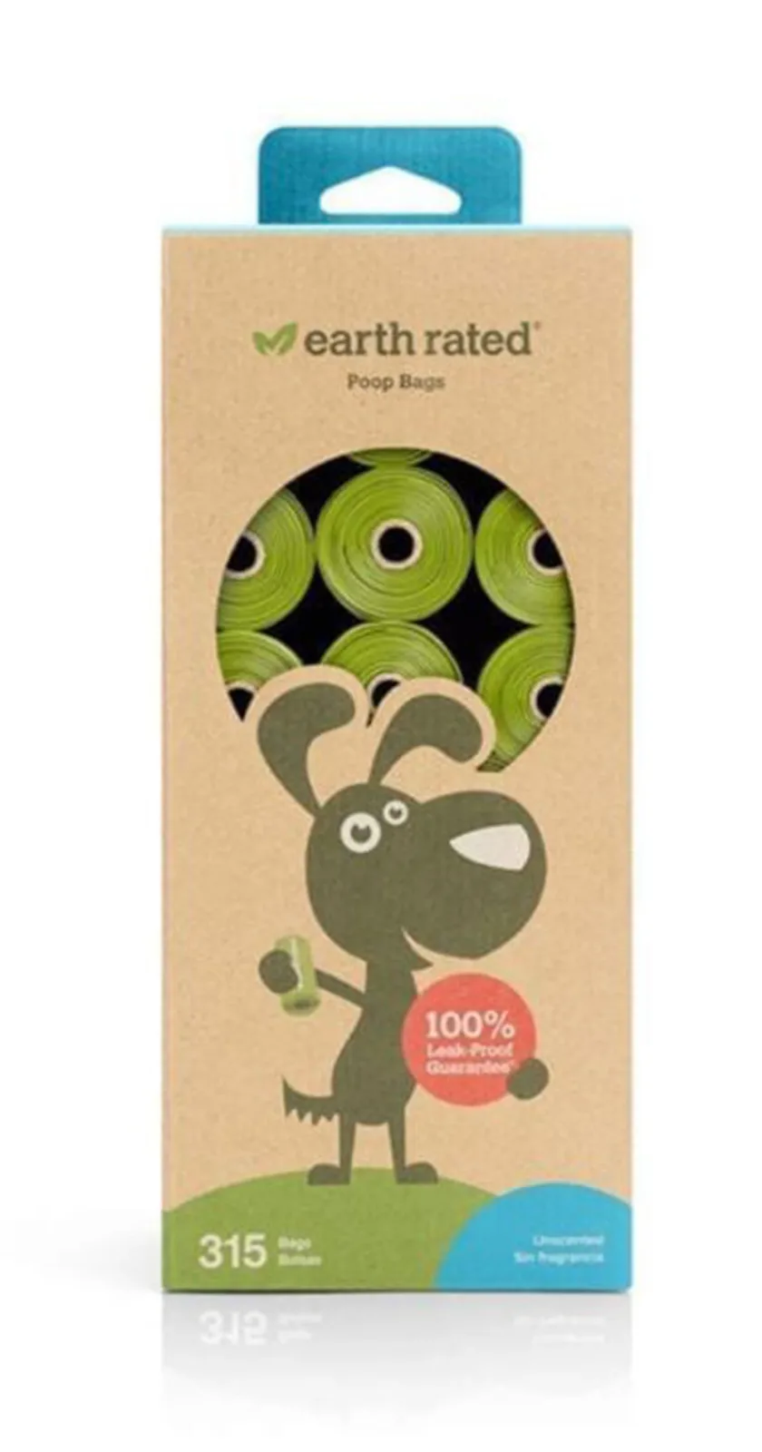 Earth Rated Dog Unscented Bag 21 Roll 315 ct - Image 2
