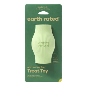 Earth Rated Treat-Dispensing Dog Toy Green Rubber Large