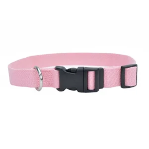Earth Soy Adjustable Dog Collar Rose 5/8 in x 8-12 in