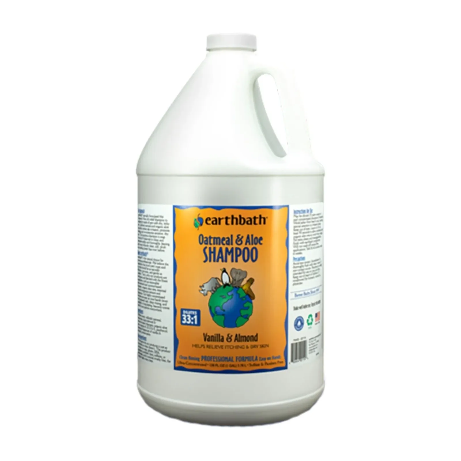 Earthbath Dog Oatmeal & Aloe Pet Shampoo - Vanilla & Almond 1 gal