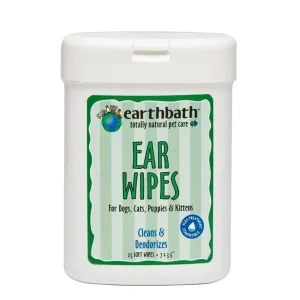 Earthbath Ear Wipes Counter Display 25 ct