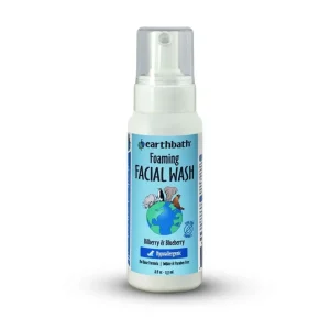 Earthbath Foaming Facial Wash Bilberry & Blueberry Scent, 8 oz