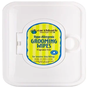 Earthbath Hypo-Allergenic Grooming Wipes, Fragrance Free 100 ct