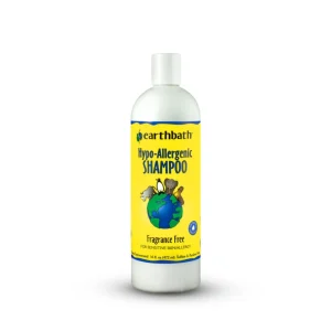 Earthbath Hypo-Allergenic Pet Shampoo, Fragrance Free 16 oz