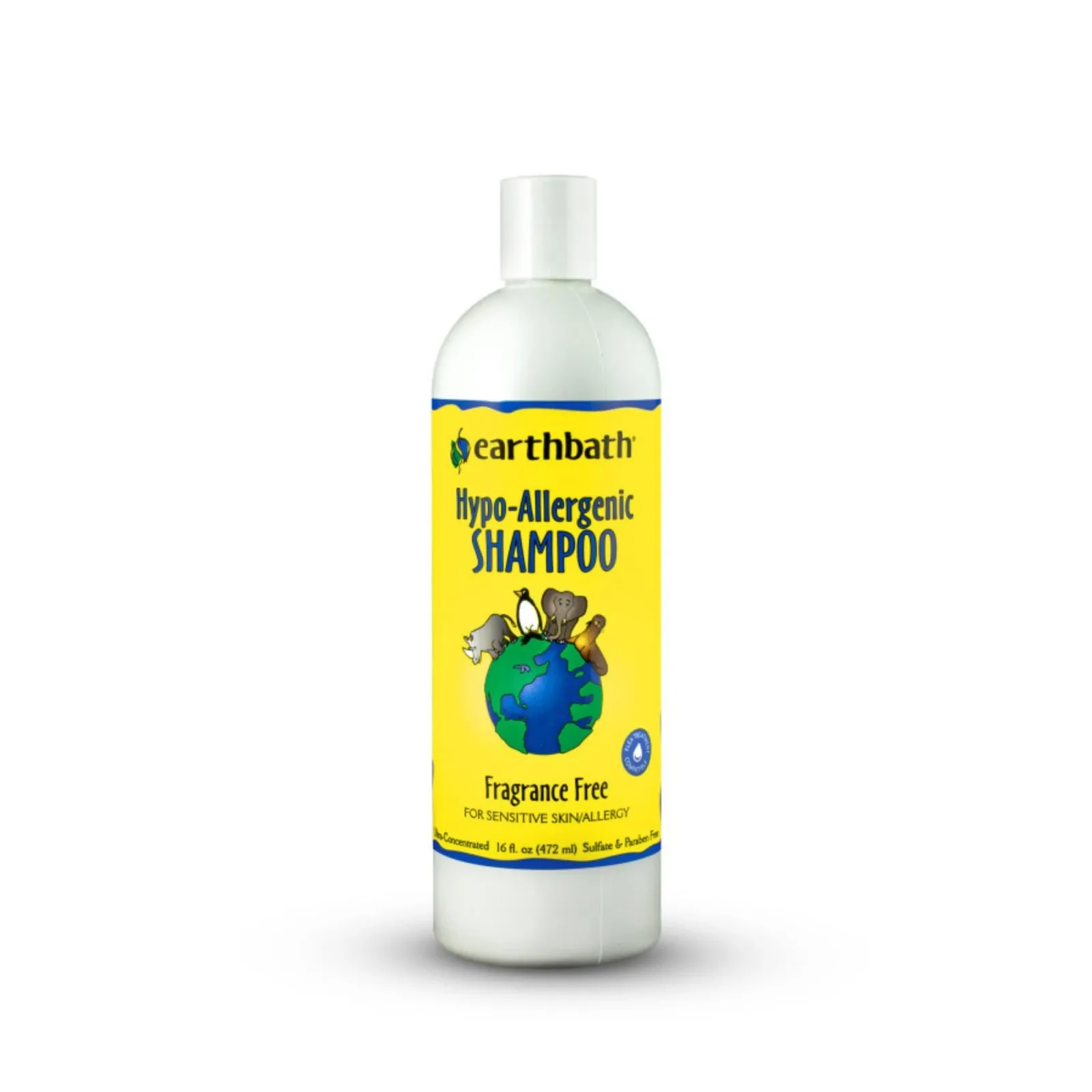 Earthbath Hypo-Allergenic Pet Shampoo, Fragrance Free 16 oz