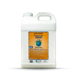 Earthbath Oatmeal Aloe Pet Shampoo, Vanilla Almond 2.5 gal