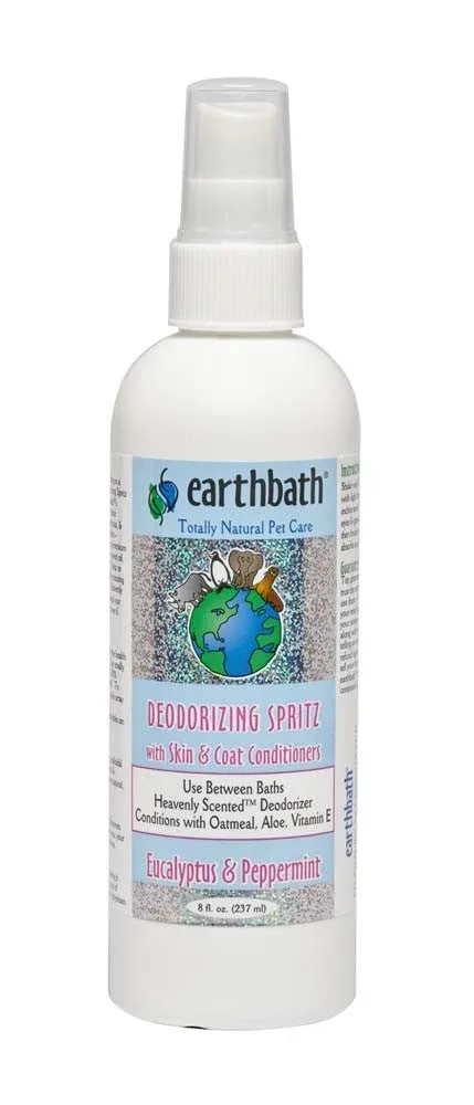 Earthbath Stress Relief Spritz for Dogs, Eucalyptus & Peppermint 8 oz
