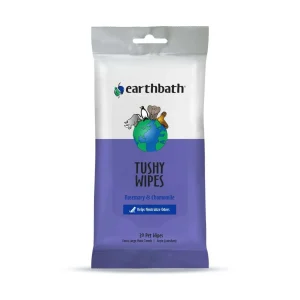 Earthbath Tushy Wipes, Rosemary & Chamomile 30 ct