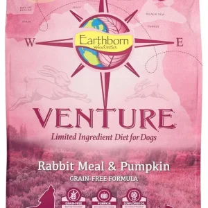Earthborn Holistic Venture Large.I.D. Grain-Free Dry Dog Food Rabbit & Pumpkin, 12.5 lb