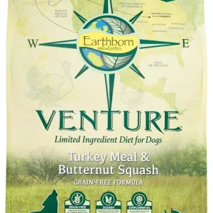 Earthborn Holistic Venture LargeI.D. Grain-Free Dry Dog Food Turkey & Butternut Squash 12.5 lb