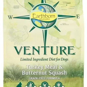 Earthborn Holistic Venture LargeI.D. Grain-Free Dry Dog Food Turkey & Butternut Squash 4 lb