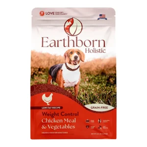 Earthborn Holistic Weight Control Grain-Free Dry Dog Food Chicken Meal & Vegetables, 12.5 lb