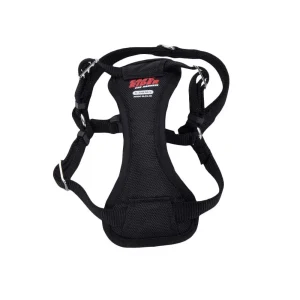 Easy Rider Adjustable Car Dog Harness, Black 12-18 in, X-Small