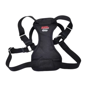 Easy Rider Adjustable Car Dog Harness, Black 20-30 in, Medium
