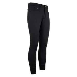 Easy Rider Riding Breeches ERVictor Softshell FullGrip-Black, 46 in