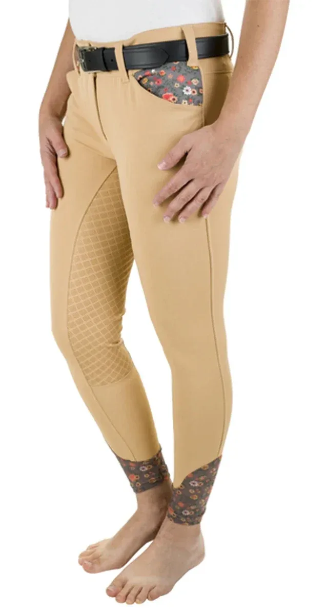 Ecorider By TuffRider Ladies Acadia Full Seat Breeches - Cuban Sand - 34 - Image 2