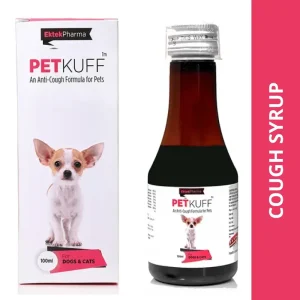 Ek Tek Pet Kuff Cough Syrup for Dogs and Cats (100ml)
