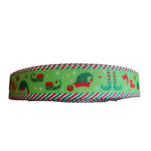 Elf Costume Nylon Dog Collar, Leash