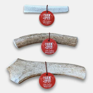 Elk Antler Dog Chews | All-Natural Whole and Split Elk Antler Chews for Dogs
