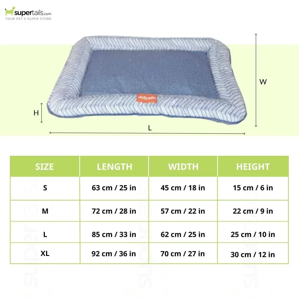 Emily Pets Rectangle Shape Bed for Dogs and Cats (Green) - Image 2