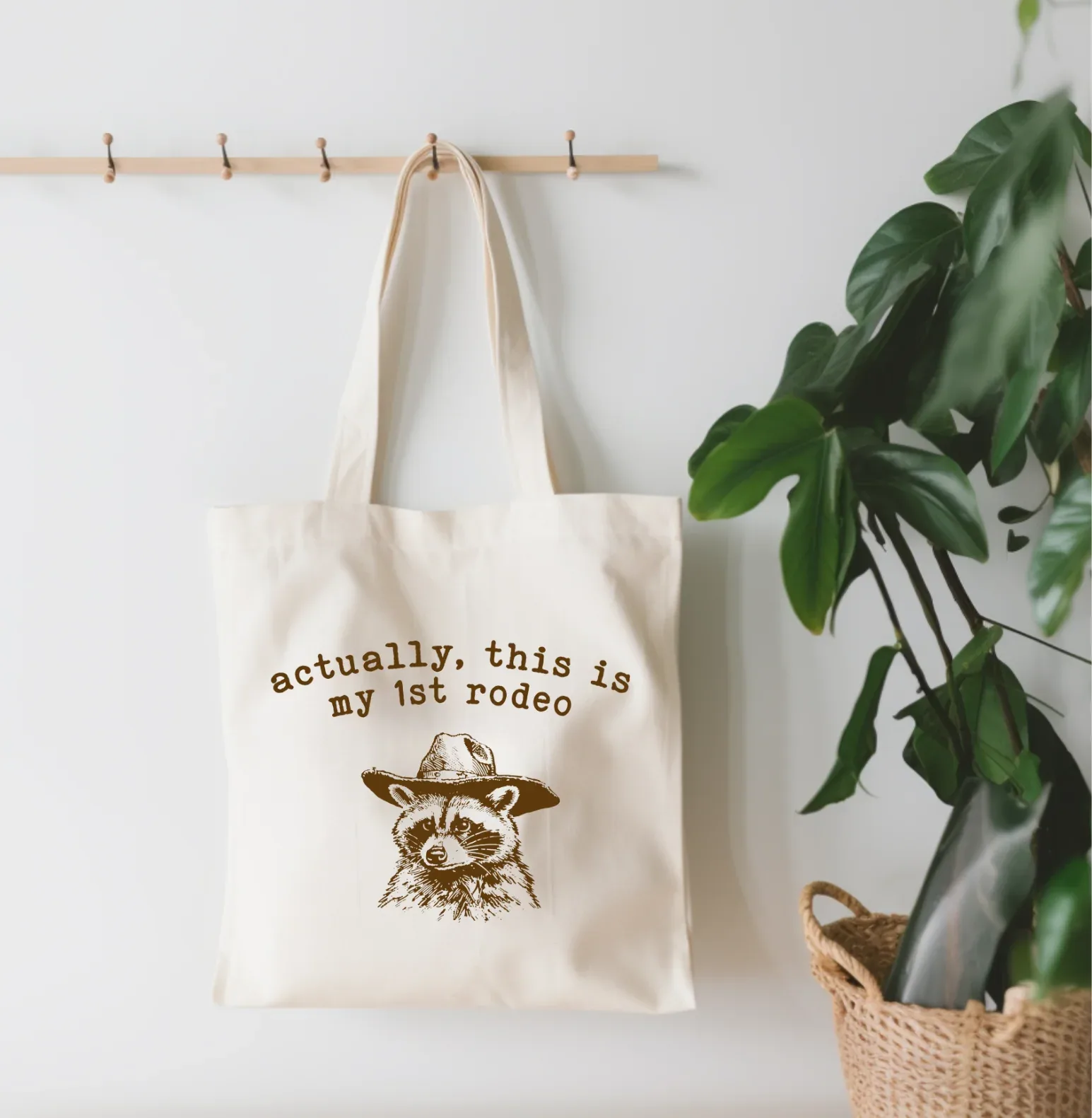 EnchantingSunshine - Actually, This Is My 1st Rodeo Canvas Tote Bag