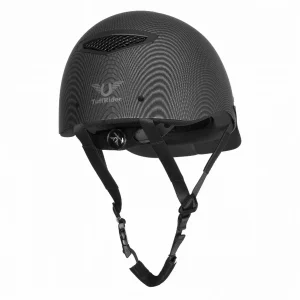 Equestrian Helmet - TuffRider Carbon Fiber Shell SEI Certified Riding Helmet with Coolmax Lining