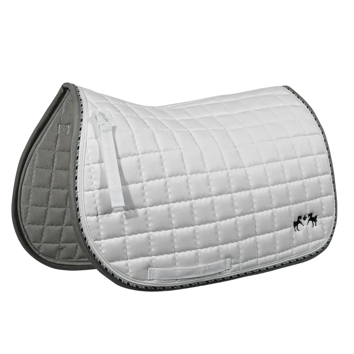 Equine Couture Coolmax Plush White Saddle Pad - Image 2
