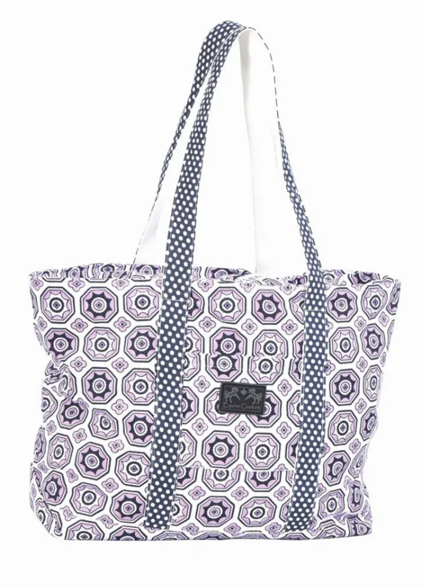 Equine Couture Kelsey Equestrian Tote Bag - Large Gear Bag with Front Pocket