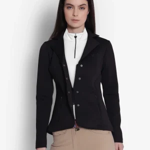 Equine Couture Spacer 3D Ladies Show Coat-Black-L