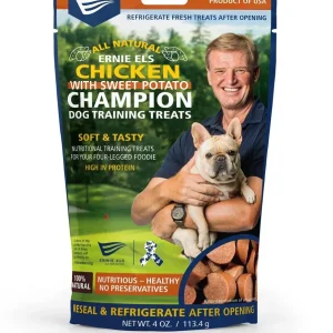 Ernie Els Champion Dog Treats made from Chicken and Sweet Potato