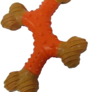 Ethical Pet Bambone Dental X-Bone 8 in. Peanut Butter