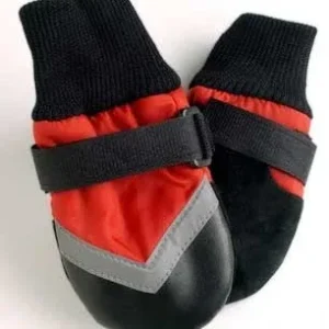Ethical Pet Extreme All Weather Dog Boots - Red/Black, Medium
