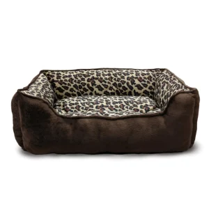 Ethical Pet Sleep Zone Cheetah Step in 31 in Chocolate